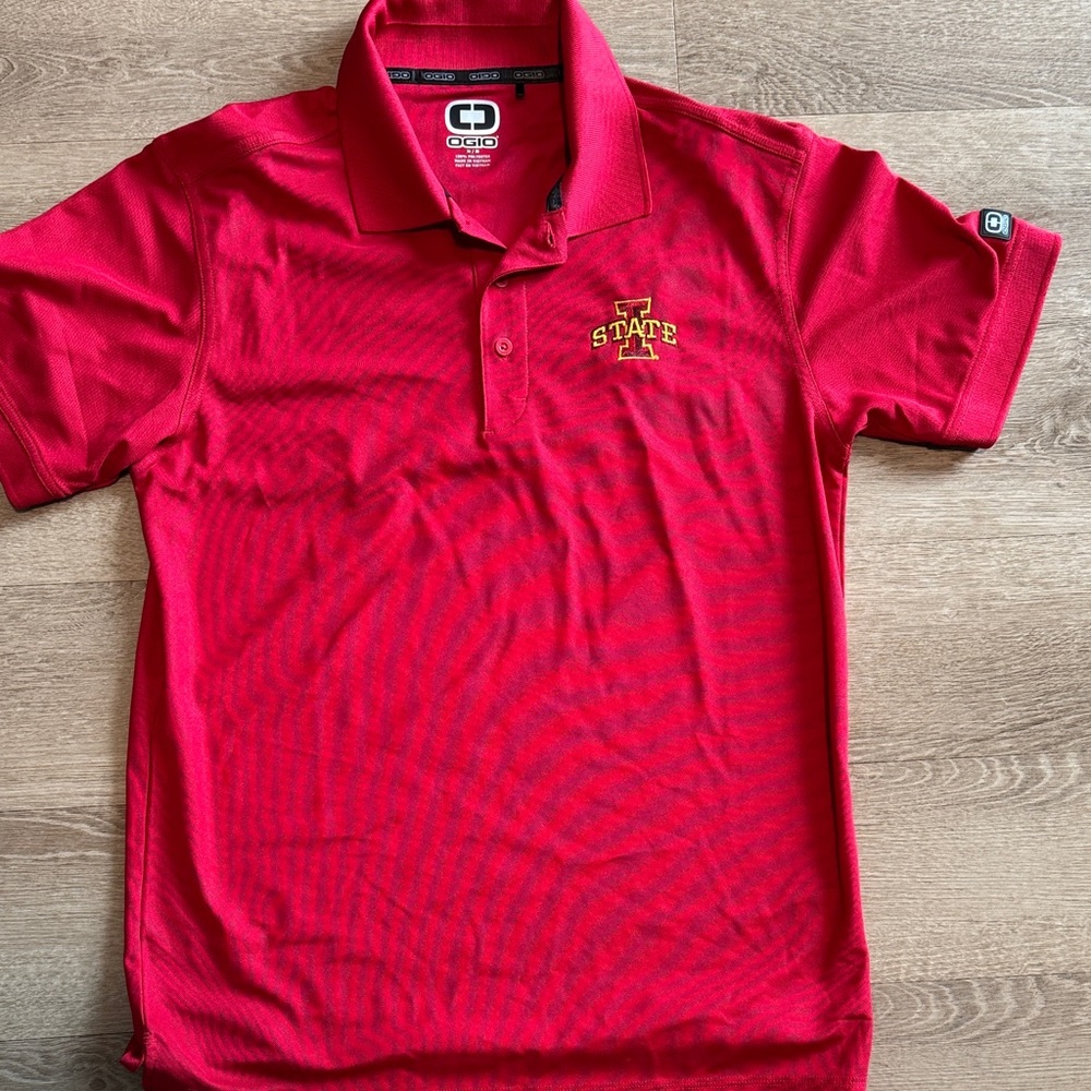 OGIO Iowa State Red Polo Shirt